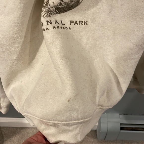 Princess Polly YOSEMITE OVERSIZED CREWNECK SWEATSHIRT CREAM - Picture 6 of 7